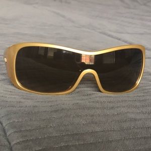BRAND NEW MIU MIU Futuristic Gold Frame Sunglasses